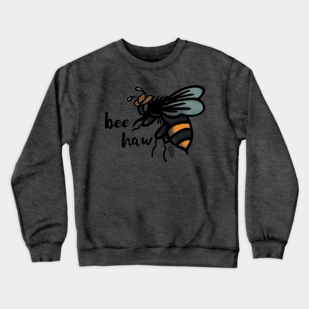 Bee Haw Crewneck Sweatshirt by Art by SunRae